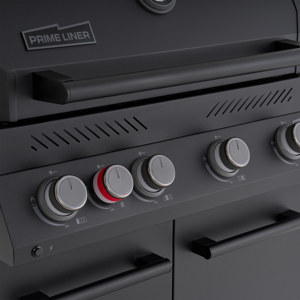 Газовый гриль PRIMELINER G class 4B комплектация DELUXE  