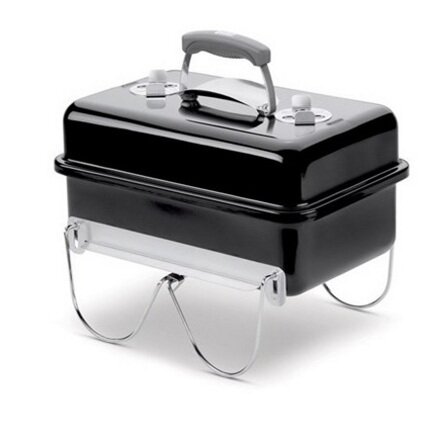 Угольный гриль Weber Go Anywhere, портативный, чёрный  