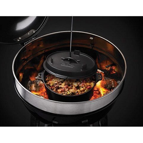 Чугунная голландская печь "2 в 1" 6л